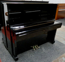 Load image into Gallery viewer, Kawai KU 2B Upright Piano in Black High Gloss