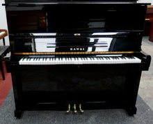 Load image into Gallery viewer, Kawai KU 2B Upright Piano in Black High Gloss