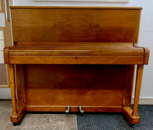 Load image into Gallery viewer, WH Barnes piano in Yew with chrome hardware