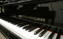 Load image into Gallery viewer, Zeitter &amp; Winkelman Grand Piano in Black High Gloss Finish