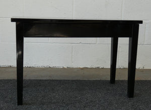 Modern Black Piano Stool with Storage