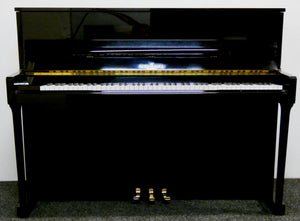 Schimmel 116 S Upright Piano in Black High Gloss finish