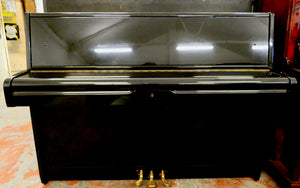 Young Chang U107 Upright Piano in Black High Glass Cabinet