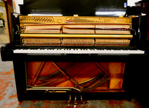 Young Chang U107 Upright Piano in Black High Glass Cabinet