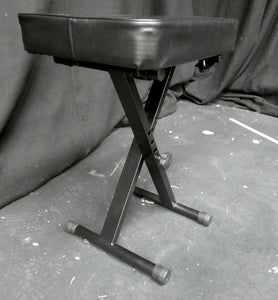 Black Metal Frame Adjustable Piano Stool