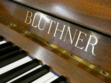 Load image into Gallery viewer, Blüthner Model D Upright Piano in Flame Mahogany Cabinet