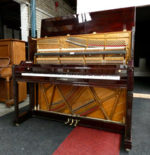 Load image into Gallery viewer, Heintzman Upright Piano in Plum Mahogany gloss Cabinet