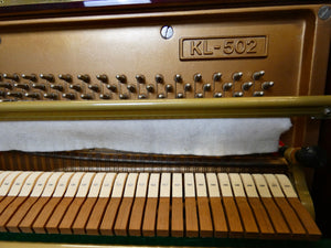Kawai KL-509 Upright Piano in Plum Mahogany Gloss Finish