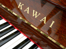 Load image into Gallery viewer, Kawai KX-10 Upright Piano in Mahogany Gloss Finish