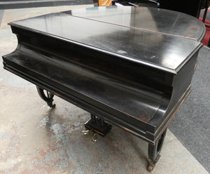 Knake Münster Baby Grand Piano With Half-Moon Lid in Ebonised Cabinet