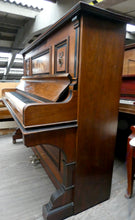 Load image into Gallery viewer, Knauss Antique Upright Piano in Rosewood with Inlay