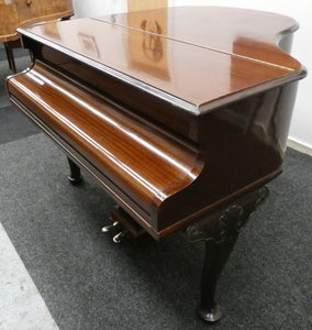 Monington & Weston Baby Grand Piano in Mahogany Finish