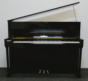 Schimmel 116 S Upright Piano in Black High Gloss finish