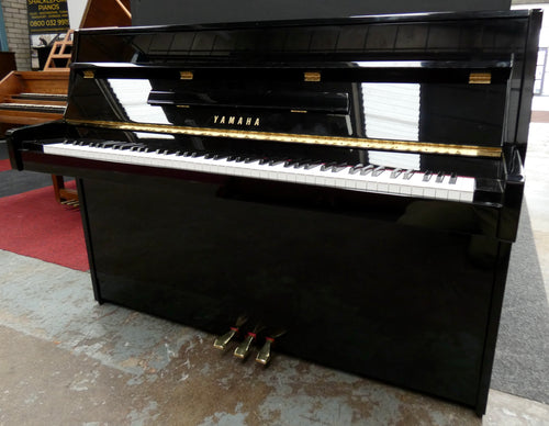 Yamaha C109 Upright Piano in Black High Gloss Cabinetry