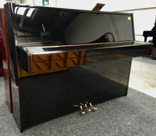 Load image into Gallery viewer, Yamaha C110A Upright Piano in Black High Gloss Cabinetry