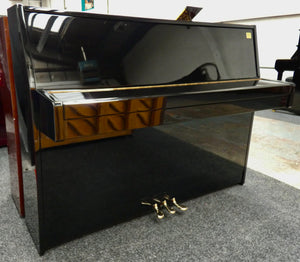 Yamaha C110A Upright Piano in Black High Gloss Cabinetry