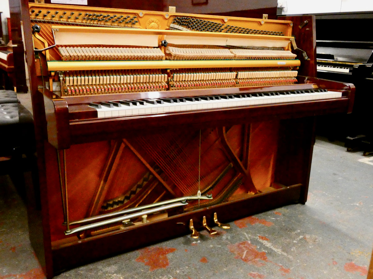 Yamaha M5J Studio Upright Piano in High Gloss Mahogany Finish ...