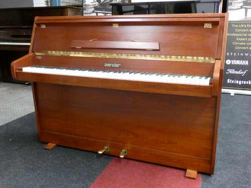 Zender Imperial 85 Studio Upright Piano in Mahogany Cabinetry