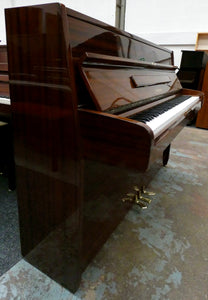 Elysian Upright Piano in Polished Walnut Gloss