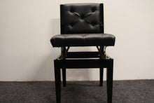 Load image into Gallery viewer, Height Adjustable Black Piano Chair