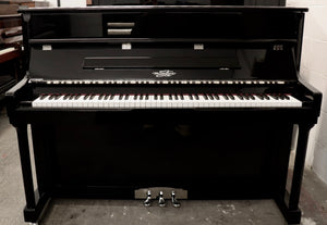  - SOLD - Moutrie 112 Upright piano in black high gloss