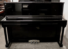 Load image into Gallery viewer,  - SOLD - Moutrie 112 Upright piano in black high gloss