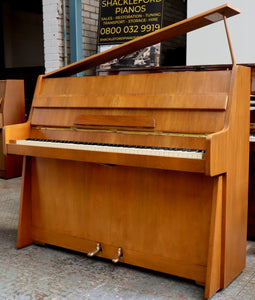  - SOLD - Kemble Upright Piano in Teak Cabinet