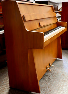  - SOLD - Kemble Upright Piano in Teak Cabinet