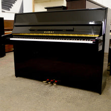Load image into Gallery viewer, Kawai K-15E Upright Piano in black high gloss