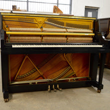 Load image into Gallery viewer, Yamaha P116 Upright Piano in black satin finish internal design