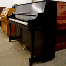 Load image into Gallery viewer, Yamaha P116 Upright Piano in black satin finish lateral