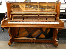Load image into Gallery viewer, A.H. Francke Upright Piano in Burr Walnut Cabinetry