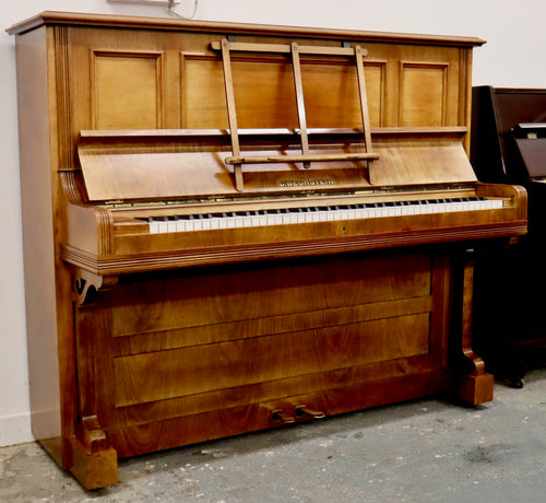  - SOLD - Bechstein 9 bleached Rosewood Upright Piano