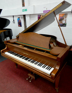 C.Bechstein London Model Baby Grand Piano in English Oak Cabinet