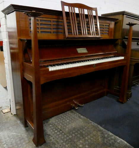 Arts and Crafts Bechstein Model 9 Upright Piano designed by Walter Cave