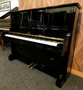 Bechstein Model IV Upright Piano in Black High Gloss With Fold Down Music Desk