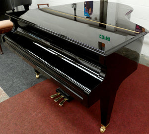 Bechstein Model M Baby Grand Piano in Black High Gloss Cabinetry