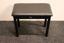 Load image into Gallery viewer, Black Metal Construction Piano Stool