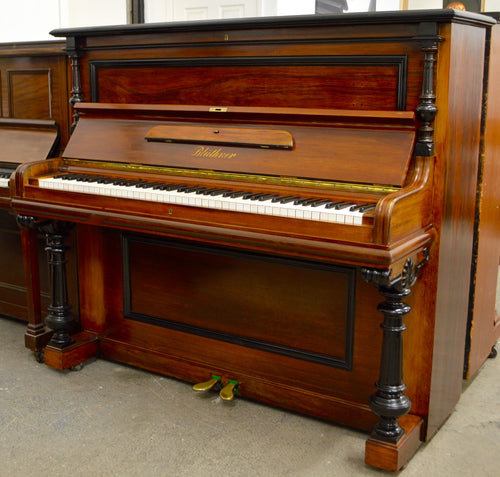  - SOLD - Blüthner Model B Upright piano in rosewood finish