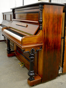  - SOLD - Blüthner Model B Upright piano in rosewood finish