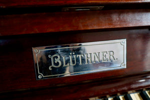  - SOLD - Blüthner Model B Upright in rosewood arts and crafts era case