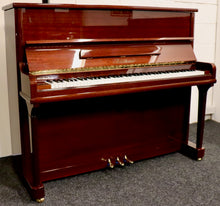 Load image into Gallery viewer,  - SOLD - Blüthner Model A Upright piano in mahogany high gloss finish