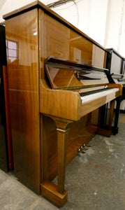 Blüthner Model B Upright Piano in German Walnut Gloss Cabinet