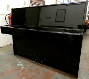 Blüthner Model M Upright Piano in Black High Gloss Cabinetry