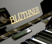 Load image into Gallery viewer, Blüthner Model M Upright Piano in Black High Gloss Cabinetry