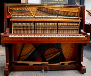  - SOLD - C. Bechstein Upright Piano in Rosewood Cabinet