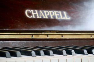  - SOLD - Chappell Upright Piano in traditional style mahogany finish