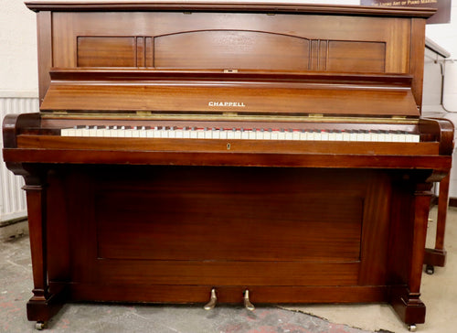  - SOLD - Chappell Upright Piano in Mahogany Cabinet