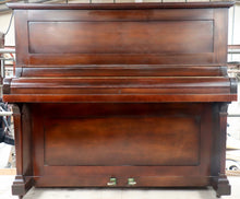 Load image into Gallery viewer,  - SOLD - Chappell Upright Piano in traditional style mahogany finish