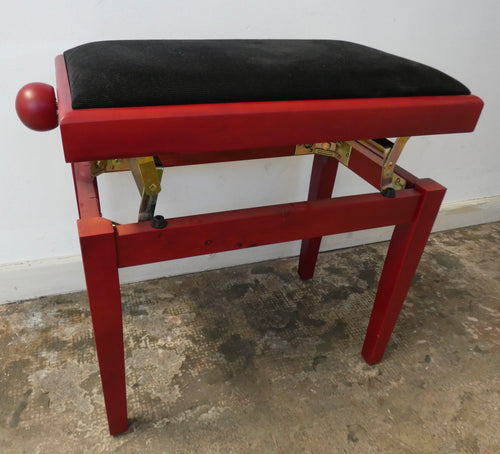 Cherrywood Height Adjustable Piano Stool